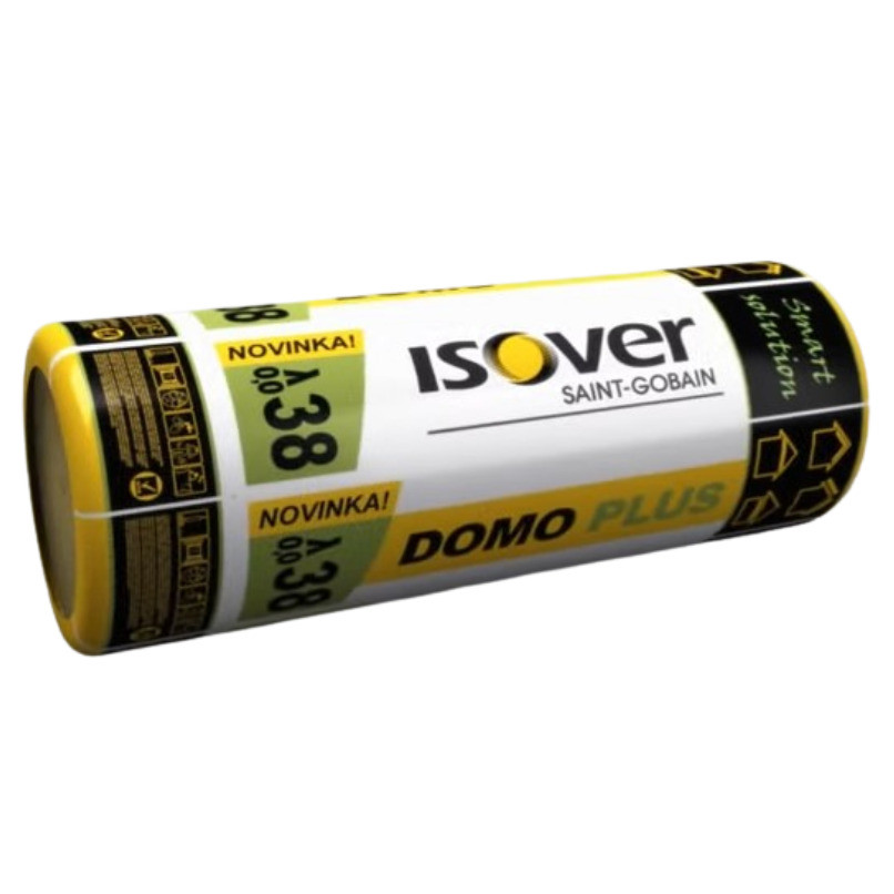 Утеплювач ISOVER Domo Plus для скатних дахів і перекриттів, 50 мм, (20,16 м²) рулон 50х1200х8400