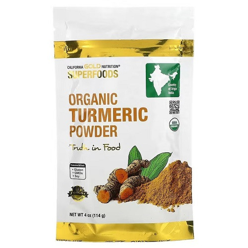 Куркума California Gold Nutrition Organic Turmeric Powder (114 грам.)
