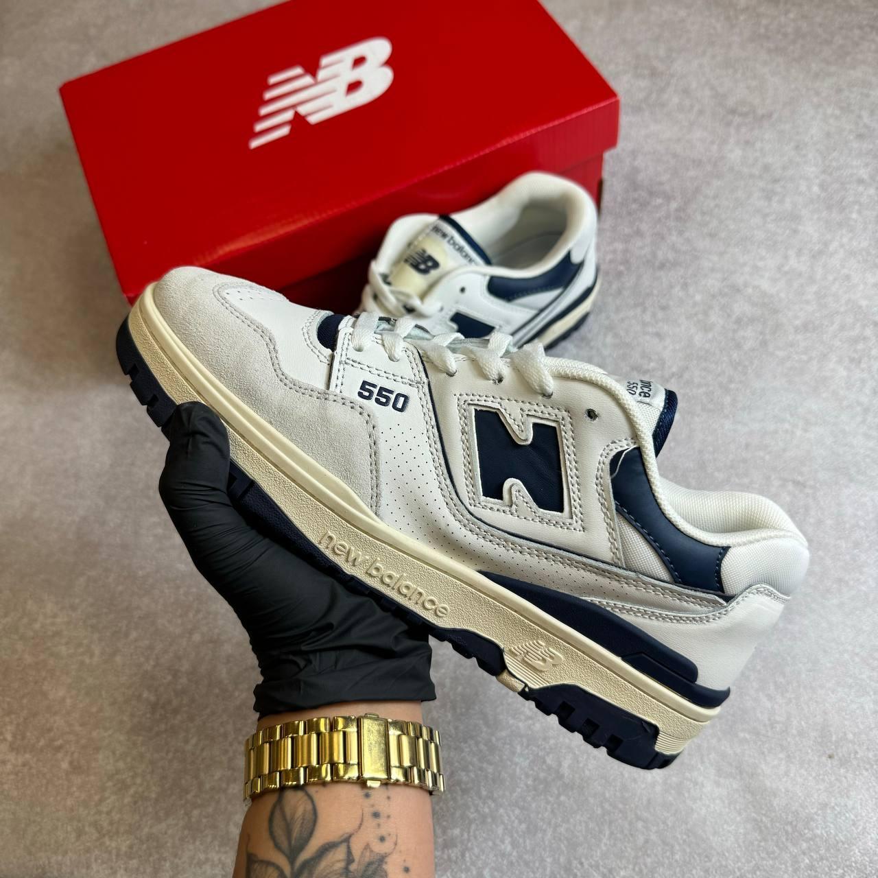Чоловічі кросівки New Balance 550 Navy Blue Low 44