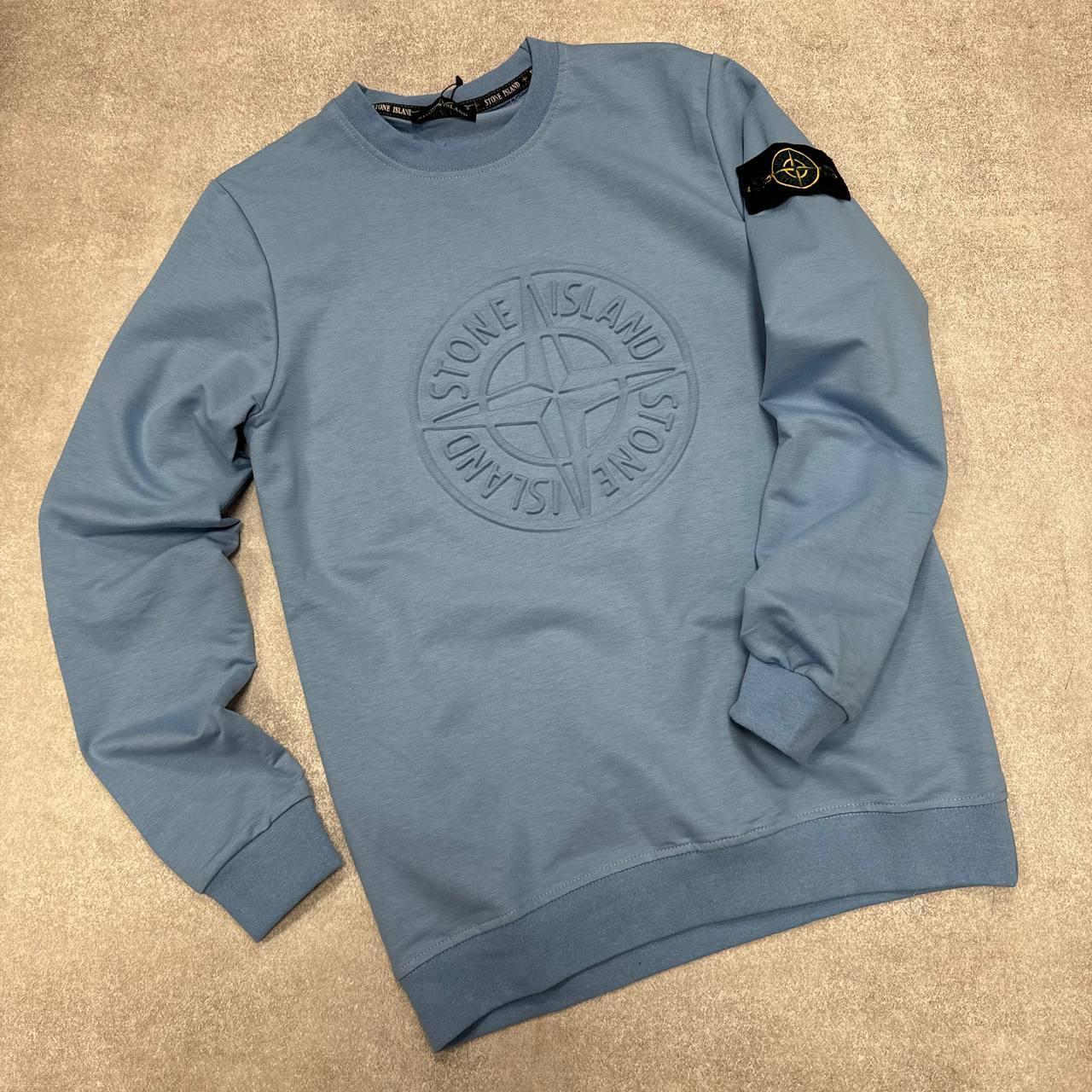Світшот Stone Island голубий