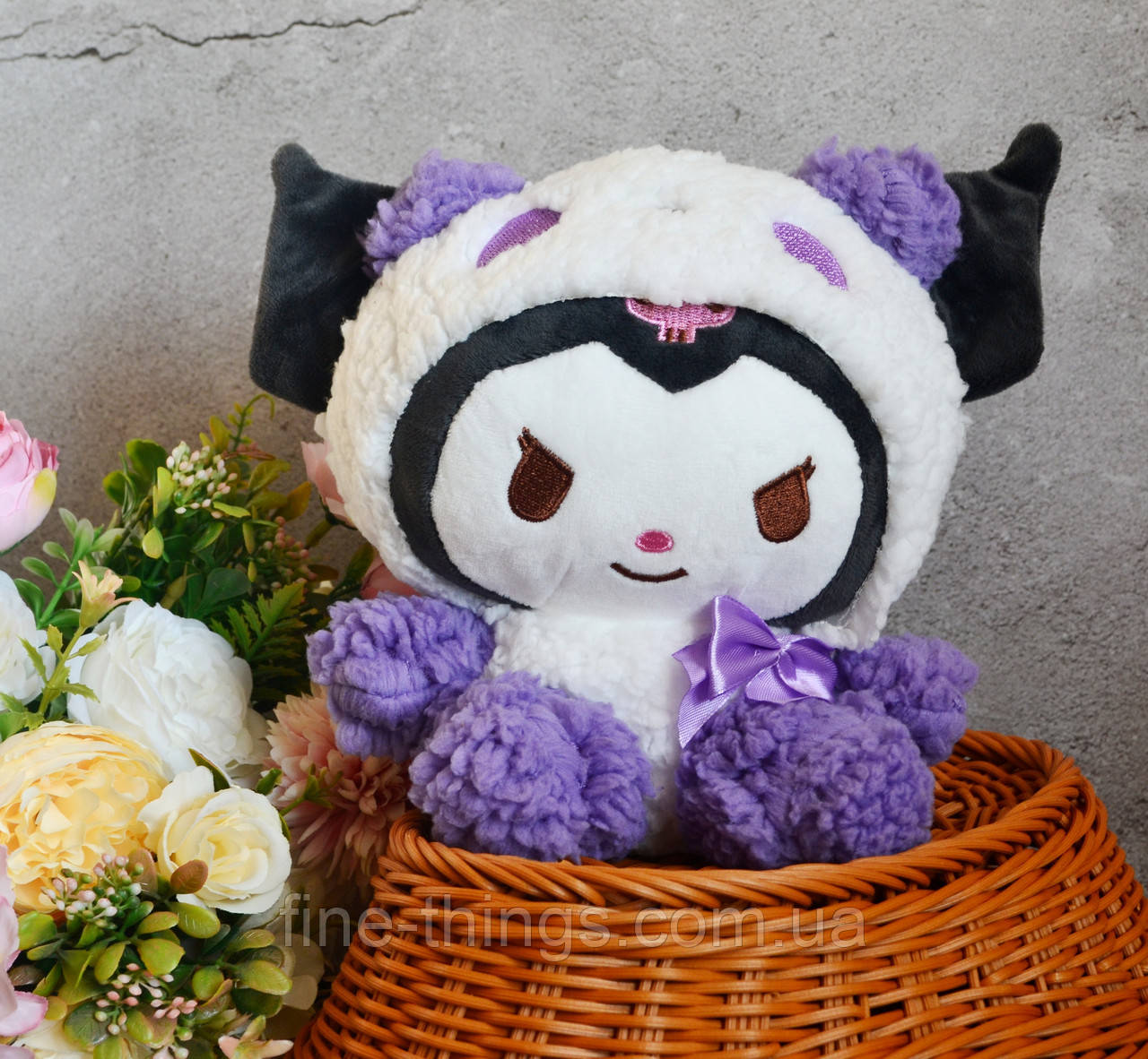 Kuromi, Куроми мягкая игрушка, плюшевая аниме игрушка Kuromi Hello ...
