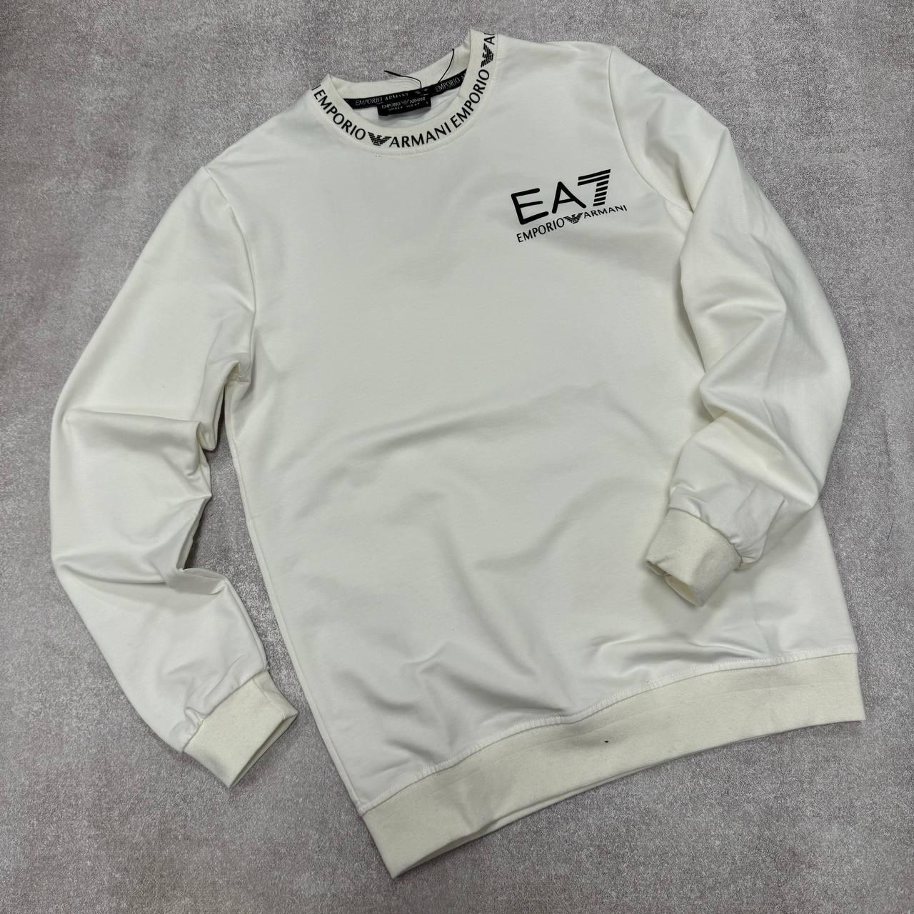 Світшот Emporio Armani білий