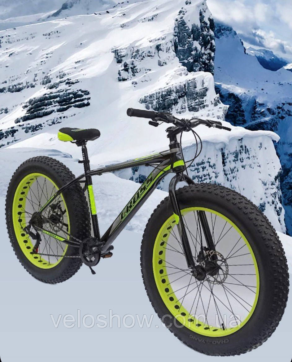 Фетбайк позашляховик 26/4.8 Defender Cross велосипед (fatbike)