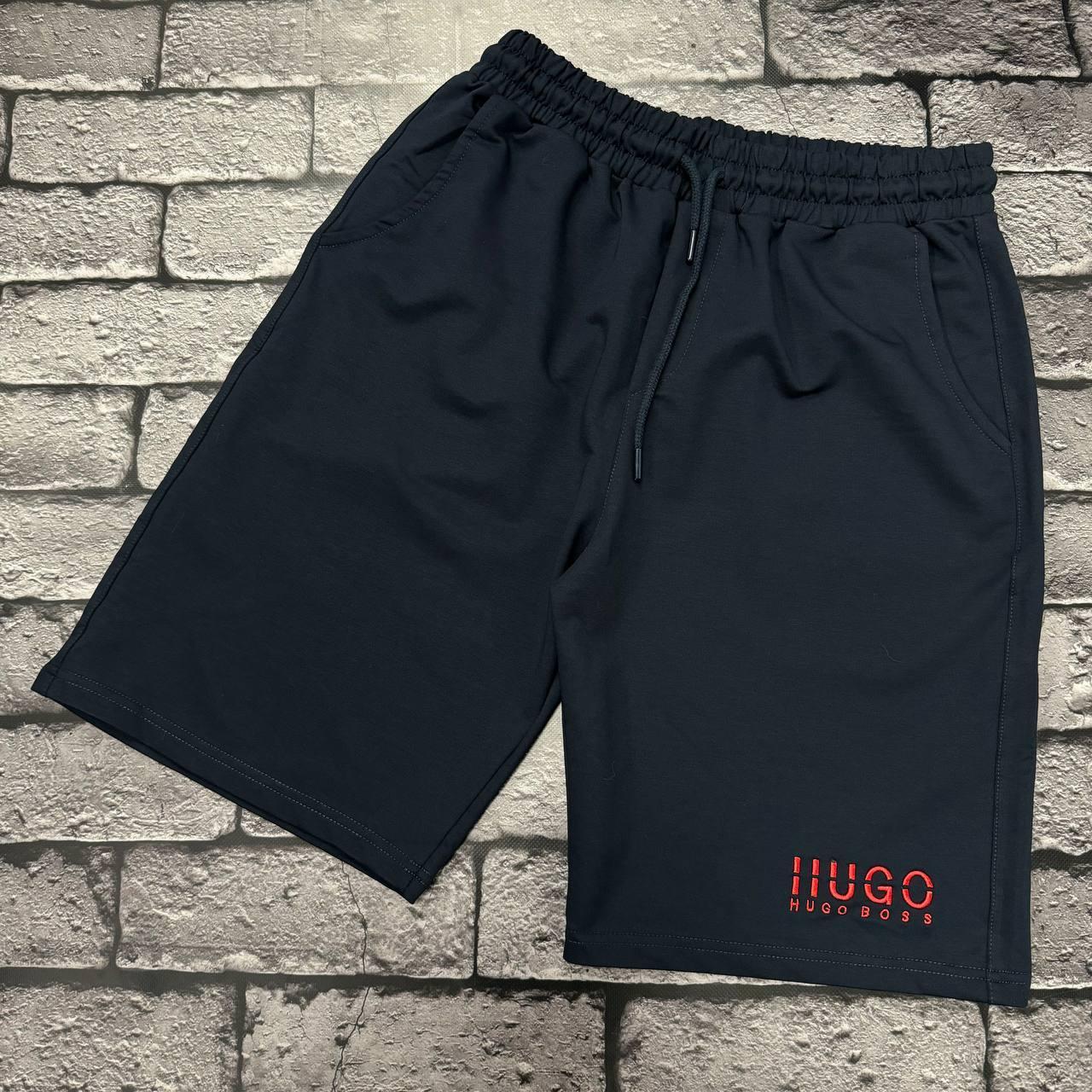 Чоловічі шорти Hugo Boss темно-сині