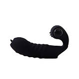 Вібратор на палець з язичком Чорний, фото 3