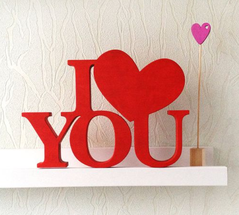 3D-декорация "I Love You"
