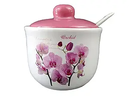 Цукорниця Interos ZFC045-OP керамічна Орхідея