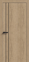 Двері міжкімнатні Термінус/ Terminus ПК-05 Дуб Класичний, молдинг (глухі щитові)