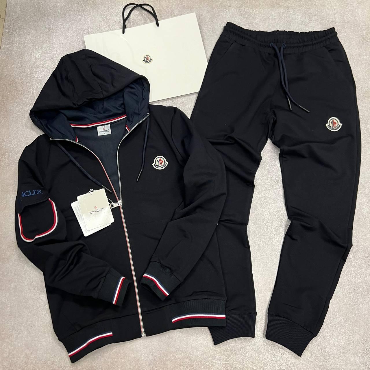 Костюм Moncler темно-синій PREMIUM