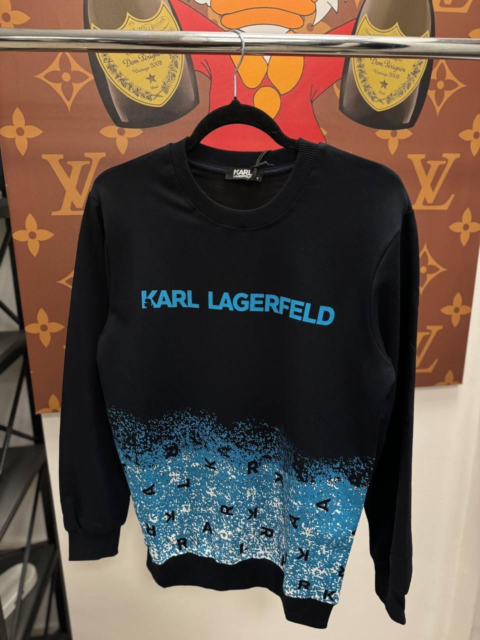 Світшот Karl Lagerfeld темно синій