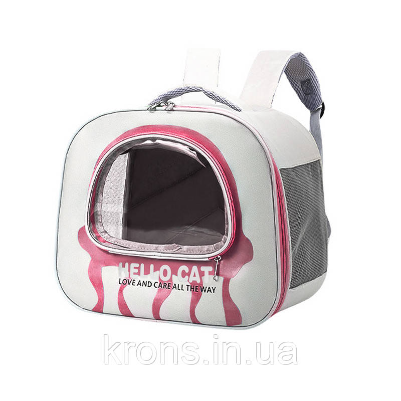 Рюкзак-переноска для тварин кішок і собак Taotaopets 247722 Red, фото 1