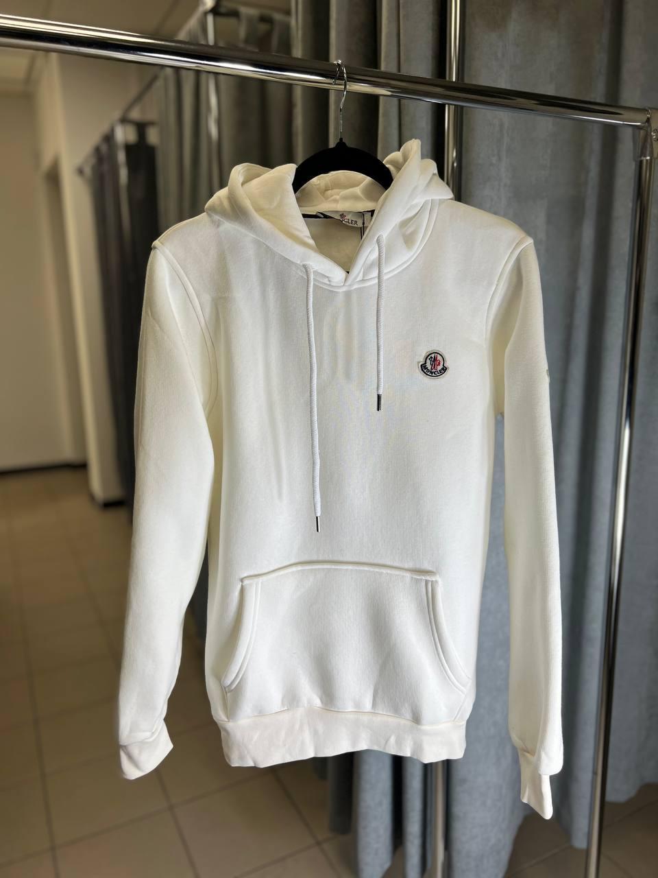 Худі Moncler фліс ЛЮКС