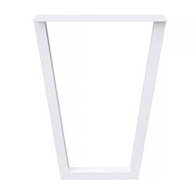 Опора для столу з металу 500×100 мм, H 730 мм 1 шт Білий