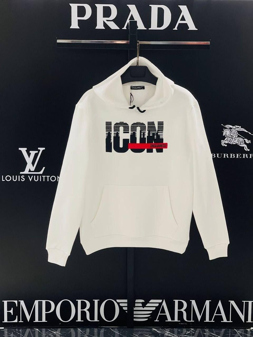 Чоловіче біле худі Dsquared унісекс