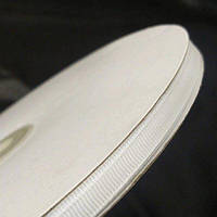 Білий колір, 1см. стрічка репсова 1м