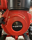 Дизельний мотоблок для саду Forte 1050E NEW колесо 10 для городу, фото 3