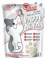 Наповнювач силікагелевий гігієнічний Happy Nova Health monitoring для туалетів домашніх тварин 3.8 л (4820280220075)