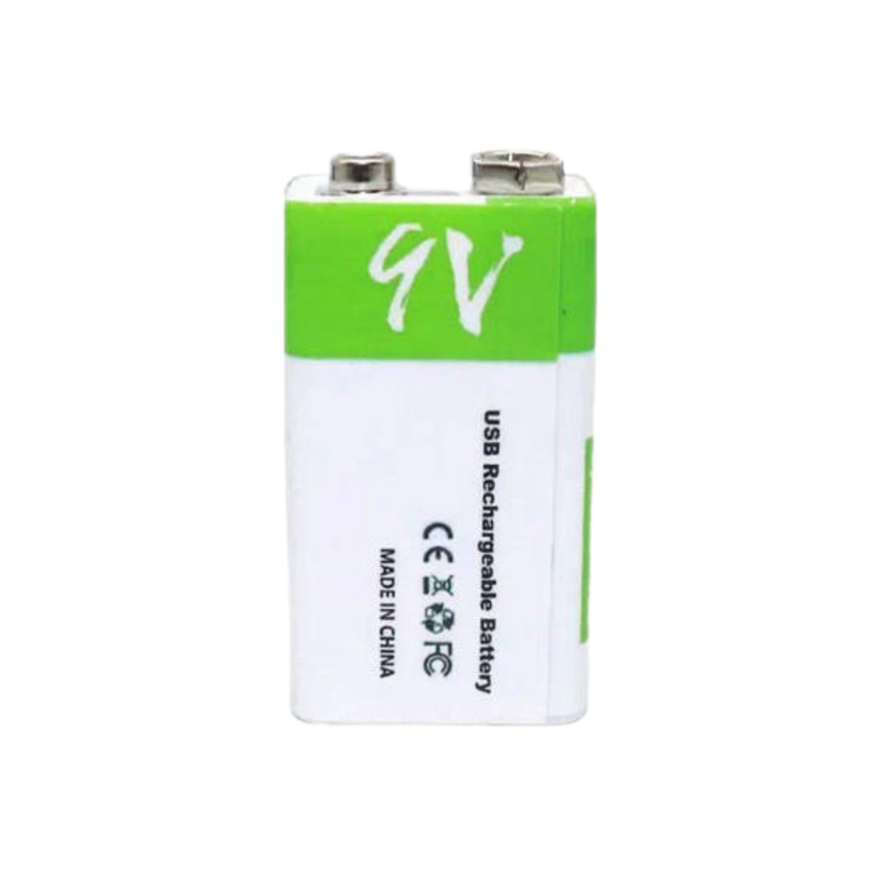 Акумулятор типу Крона 6F22 (CR-9V) 9 Вольтів — з роз'ємом TYPE-C Smartools 1800 mAh
