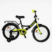 Крутий чорний дитячий велосипед для хлопчика дівчинки від 6 років 18 " Лісапед велик дитині щоб навчиться їздити, фото 4