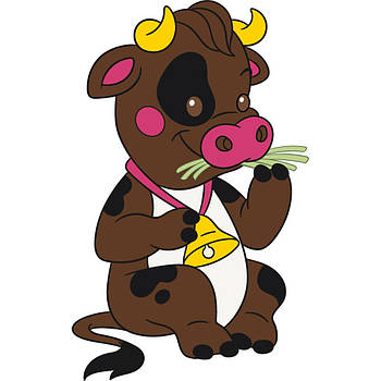 Дитяча картина-розмальовка на холсті Корівка Art Craft 25х30 см (15078-AC)