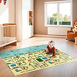 Дитячий складаний килимок Nils Fun City MD04 195x180 см, фото 4