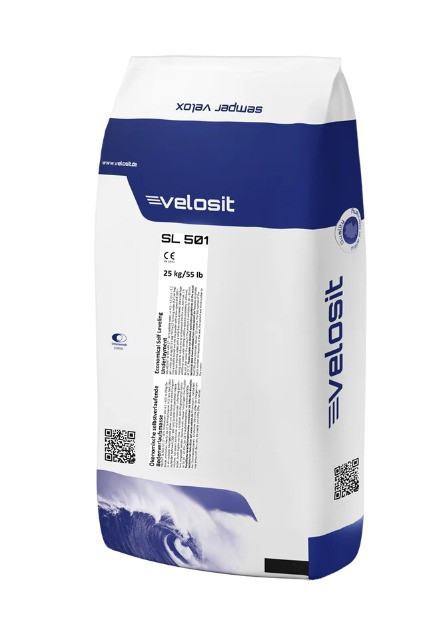 Velosit SL 501 - економна, високоякісна самовирівнювальна суміш, 25 кг