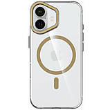 Чохол TPU Space Case Apex with MagSafe для Apple iPhone 16 (6.1") Gold, фото 3