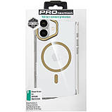 Чохол TPU Space Case Apex with MagSafe для Apple iPhone 16 (6.1") Gold, фото 4