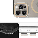 Чохол TPU Space Case Apex with MagSafe для Apple iPhone 16 Pro (6.3") Gold, фото 6