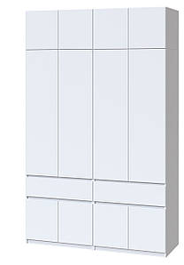 Шафа-1600 з антресоллю Майстер Форм Брайт 1600х520х2400 мм