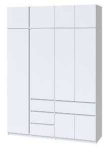 Шафа-1800 з антресоллю Майстер Форм Брайт 1800х520х2400 мм