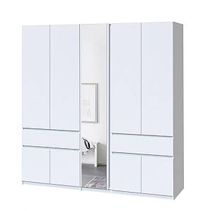 Шафа-2021 з дзеркалом Майстер Форм Брайт 2021х520х2000 мм