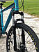 Велосипед алюмінієвий на пром-підшипникахTopRider-680 колеса 29", рама 19", синій + крила у подарунок, фото 8