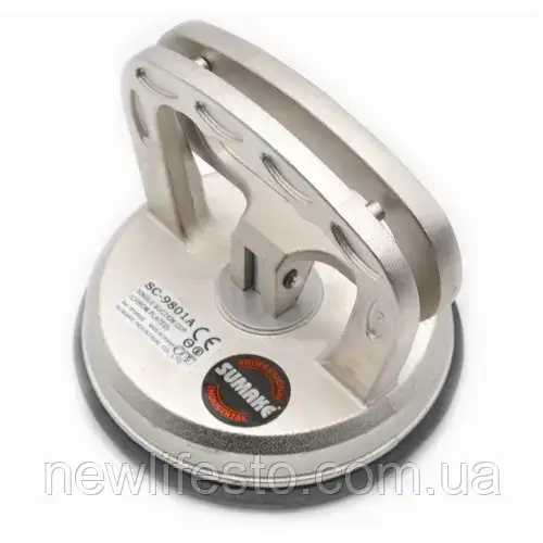 Присосок вакуумний для скла 40 кг (одинарний) SUMAKE SC-9801A, фото 1