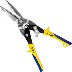 Ножиці по металу S&R Aviation 290 мм прямий різ 185290060