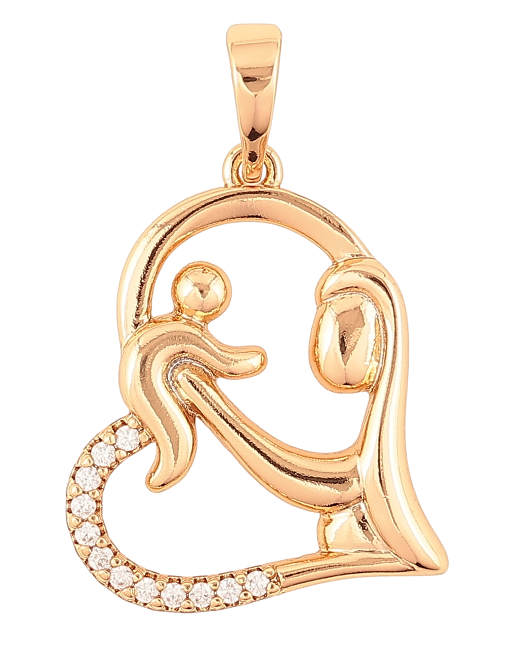 Кулон Xuping Позолота 18K «Щастя материнства» для ланцюжка до 6мм