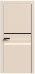 Двері міжкімнатні Термінус/ Terminus ПК-06 Магнолія ПП, молдинг (глухі щитові)