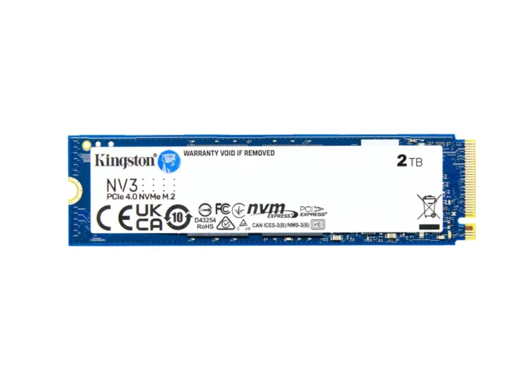 SSD Накопичувач Kingston 2TB M.2 PCIe Gen4 NVMe NV3 (SNV3S/2000G)