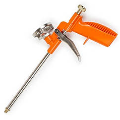 Пістолет монтажний Standart для піни, з помаранчевою пластиковою ручкою