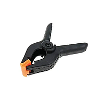 Прищіпка тримач для фотофона затиск для кріплення студійного фону 115х24 мм