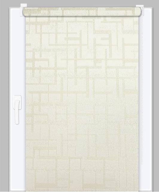 Рулонна Штора Екліпс Кремовий Блекаут, фото 1