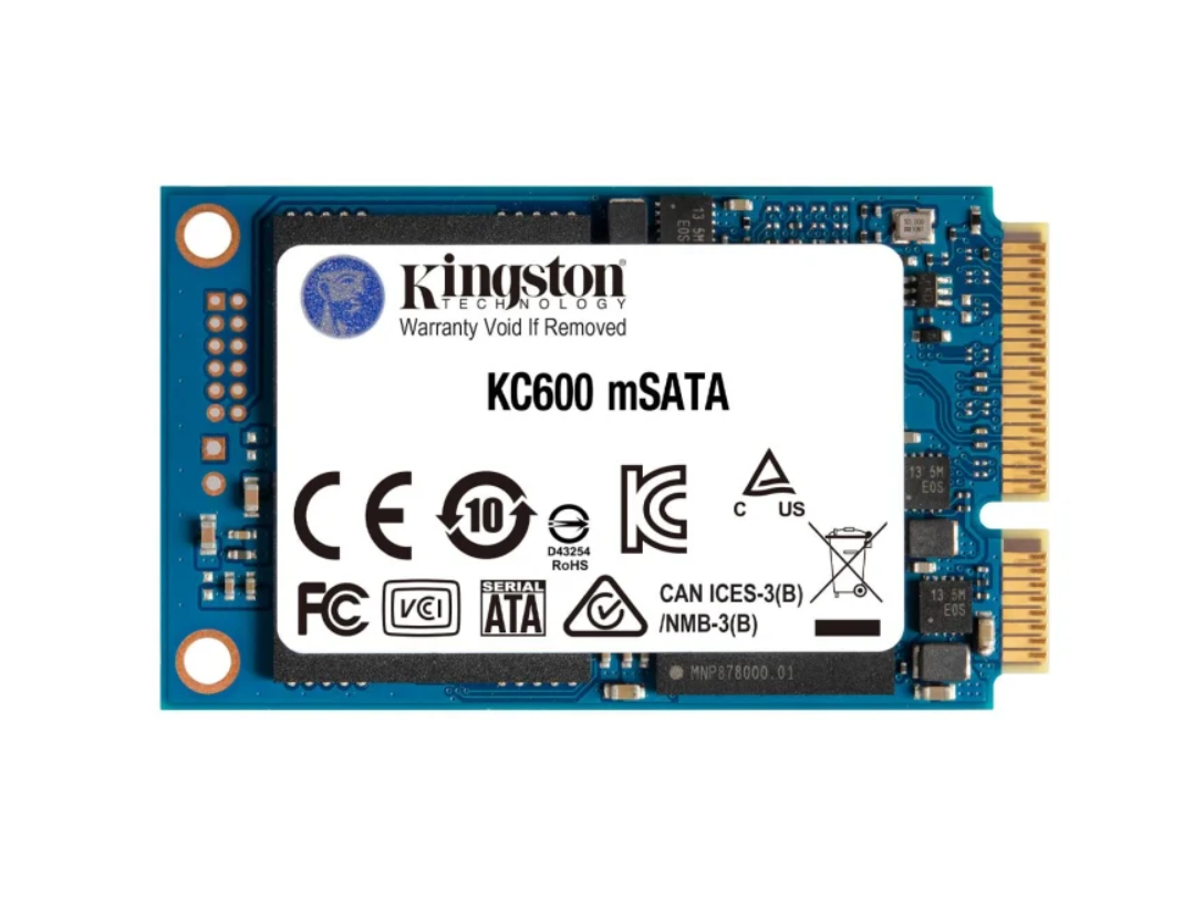 Накопичувач Kingston 512GB mSATA SSD KC600 (SKC600MS/512G)