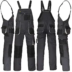 Напівкомбінезон захисний, форма для робітників,спецодяг чоловічий, робоча роба, спецівка Польша Foreco Sbjs