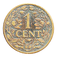 Сурінам 1 цент, 1943