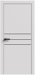 Двері міжкімнатні Термінус/ Terminus ПК-06 Білий матовий ПП, молдинг (глухі щитові)