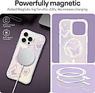 Чохол Spigen Cyrill UltraSheer MagSafe Purple Butterflies для iPhone 16 Pro Max ACS08744, фото 3