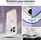 Чохол Spigen Cyrill UltraSheer MagSafe Purple Butterflies для iPhone 16 Pro Max ACS08744, фото 5
