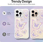 Чохол Spigen Cyrill UltraSheer MagSafe Purple Butterflies для iPhone 16 Pro Max ACS08744, фото 6