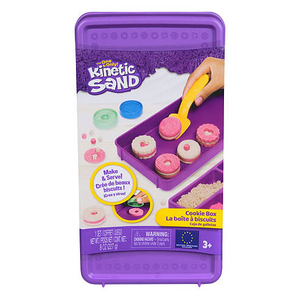Набір піску для творчості - KINETIC SAND КОЛЬОРОВЕ ПЕЧИВО (2 кольори, 227 g, аксес.), фото 1