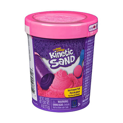 Набір піску для творчості - KINETIC SAND ВІДЕРЦЕ МОРОЗИВА (в асорт., 113 g), фото 1